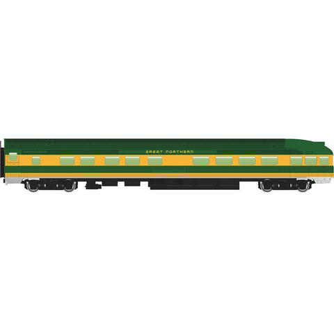 HO 85' BUDD OBVSERVATION CAR GN