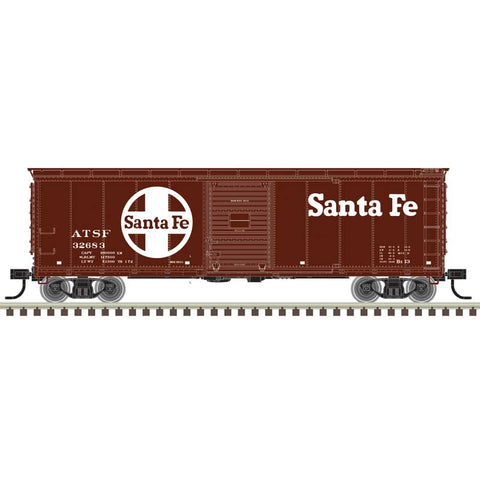 N 40' STEEL REBUILT BOXCAR ATSF #32683
