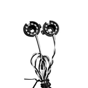 ATTACK 17mm White Halo LED Headlights