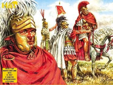 HAT 1/72 Punic War Roman Command (24 Foot, 8 Mtd)