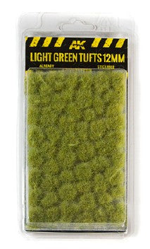 Diorama Series: Light Green Tufts 12mm (Self Adhesive)