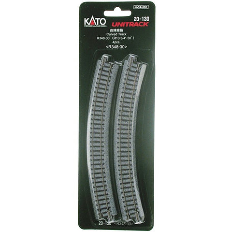 KATO N 13-3/4" RADIUS CURVE 30 DEGREE