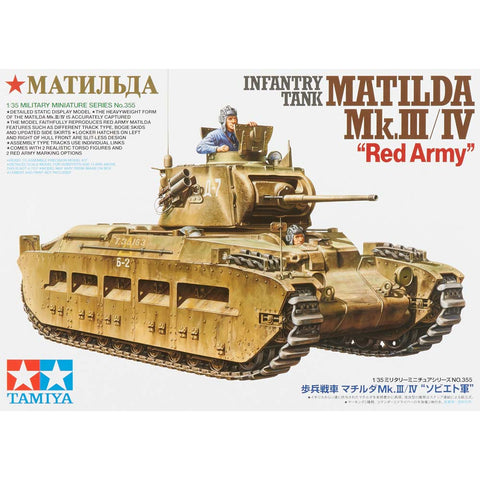 TAMIYA 1/35 Infantry Tank Matilda Mk.III/IV "Red Army"