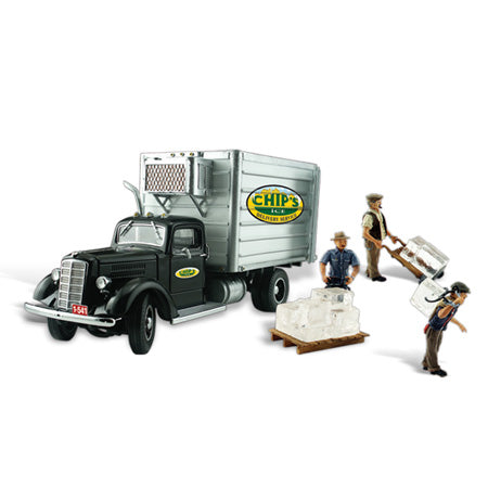 WOODLAND SCENICS HO Vehicle: Chip's Ice Truck