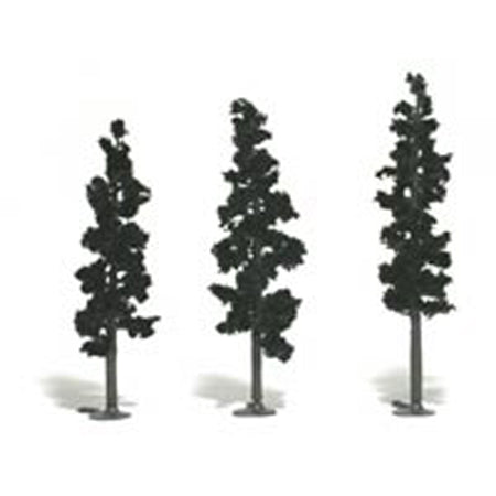 WOODLAND SCENICS  Realistic Tree Kit - Forest Green - Pines - 24/pkg - 2" - 6