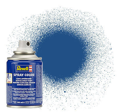 REVELL 100ml Acrylic Blue Mat Spray