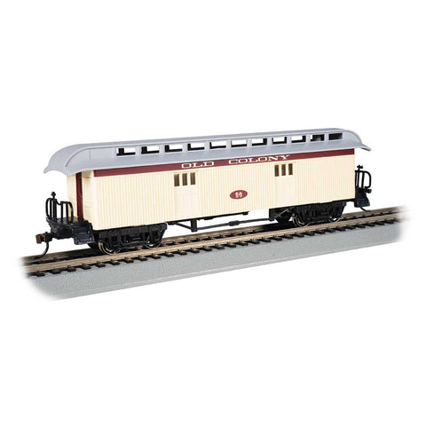 HO PASSENGER BAGGAGE CAR OLD COLONY RR