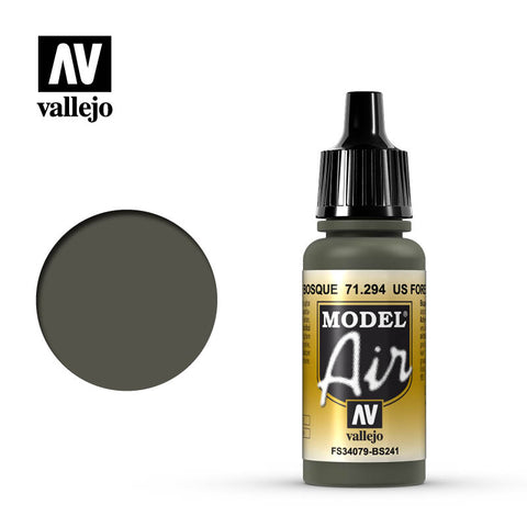 VALLEJO 17ml US Forest Green Model Air