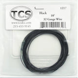 TCS 32-Gauge Wire - 10' 3.05m Roll -- Black