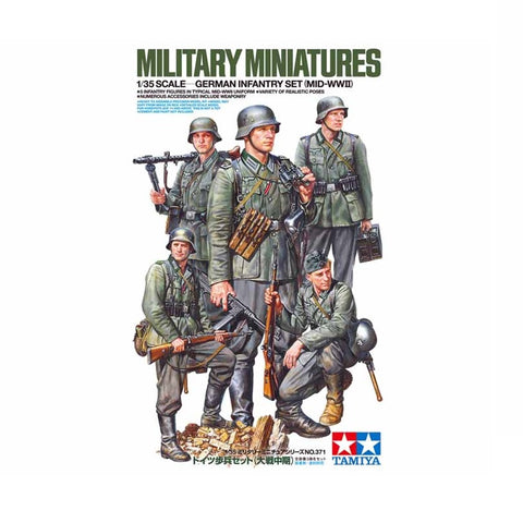 TAMIYA 1/35 German Infantry Set Mid WWII