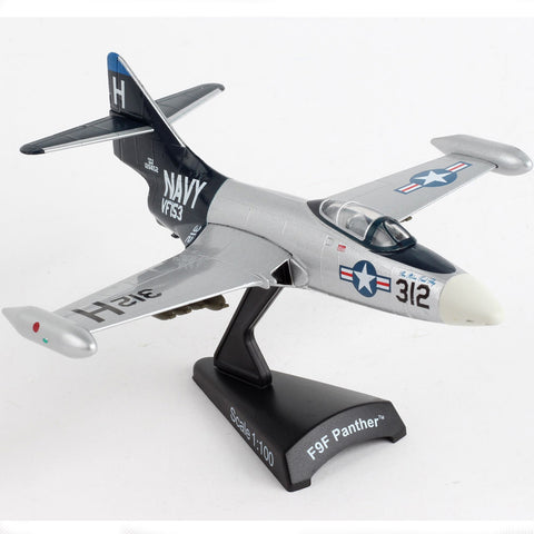 DARON 1/100 F9F PANTHER USN SILVER/BLACK 1/100