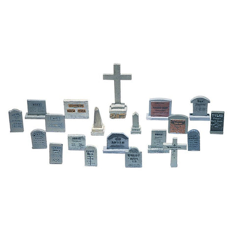 HO GRAVEYARD TOMBSTONES KIT