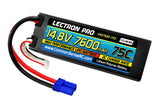 LECTRONPRO LIPO 14.8V 4S 7600mah 75C W/ EC5