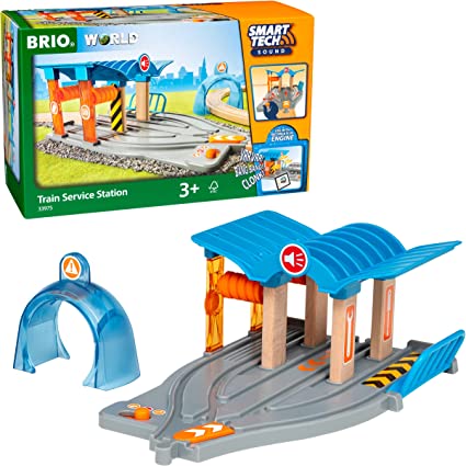 BRIO Smart Tech Sound Train Service Station
