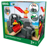 BRIO Crane & Mountain Tunnel