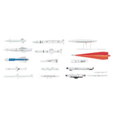 HASEGAWA 1/72 Weapons IV - US Air to Ground Missiles