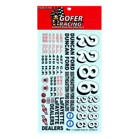GOFER  60s STYLE NASCAR 1/24