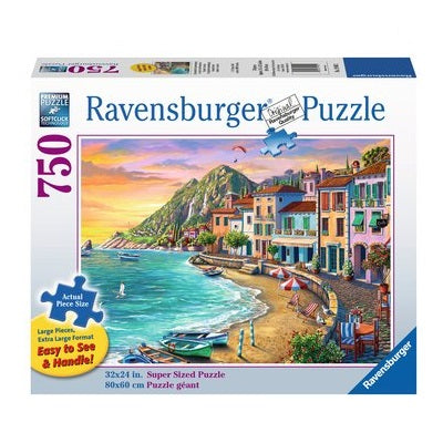 750-LARGE-PIECE Romantic Sunset PUZZLE