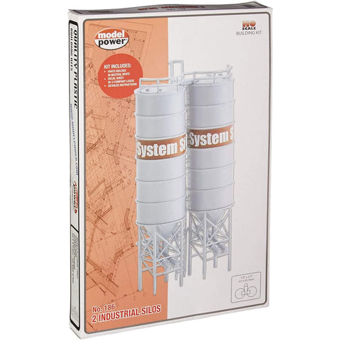 HO INDUSTRIAL SILOS (2) KIT