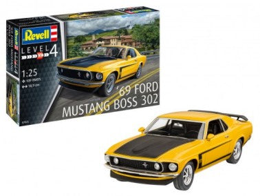 REVELL 1/25 1969 FORD MUSTANG BOSS 302