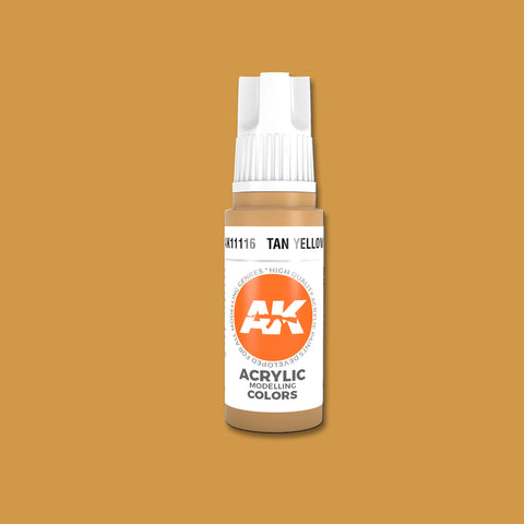AKI Tan Yellow 3G Acrylic Paint 17ml Bottle