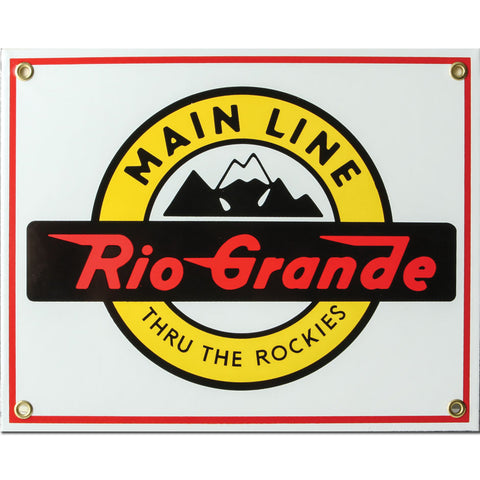 RAILROAD SIGN DRGW