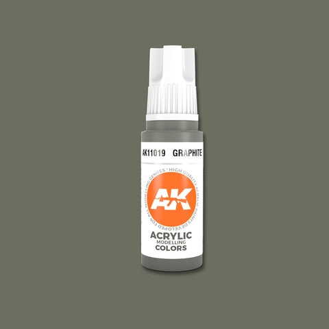 AKI Graphite 3G Acrylic Paint 17ml Bottle