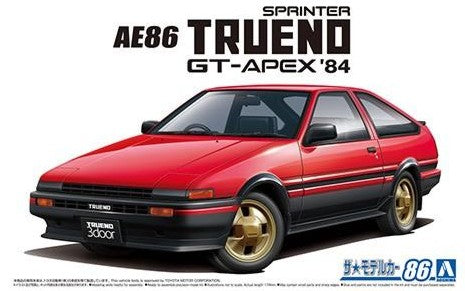 AOSHIMA 1/24 1984 Toyota Sprinter AE86 Trueno GT-Apex 2-Door Car