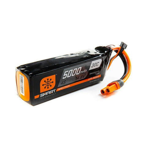 SPEKTRUM SMART LIPO 14.8V 4S 5000mah 30C W/ IC5