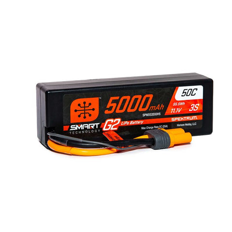 SPEKTRUM SMART-G2 LIPO 11.1V 3S 5000mah 50C W/ IC5