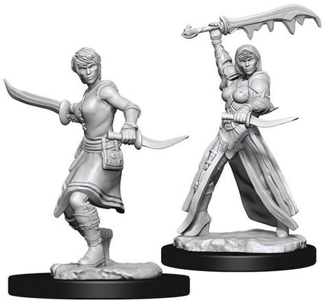 D&D FEMALE HUMAN ROGUE