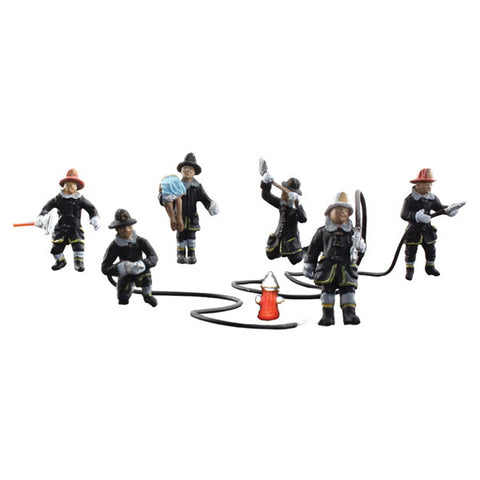 WOODLAND SCENICS HO Figures: Rescue Firefighters
