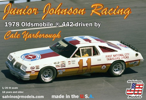 SALVINOS 1/25 Junior Johnson Racing Cale Yarborough #11 1978 Oldsmobile 442 Race Car