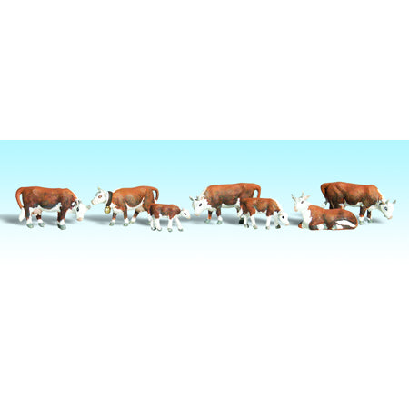 N FIGURES HEREFORD COWS