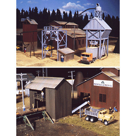 HO SAWMILL OUT BUILDING KIT