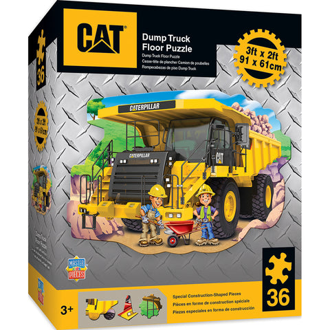 36-PIECE Caterpillar - Dump Truck PUZZLE
