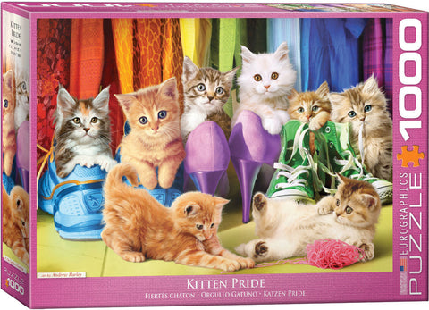 1000-PIECE Kitten Pride (Kitten in Shoes)