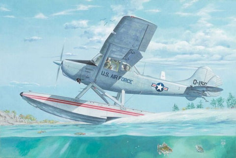 RODEN 1/32 L19/O1E Bird Dog USAF Floatplane