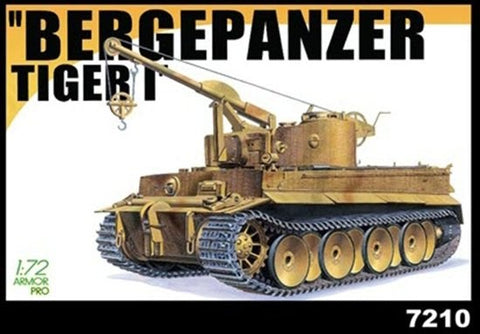 DRAGON MODELS 1/72 BERGEPANZER TIGER 1 SPZABT 508 TANK W/ZIMMERIT