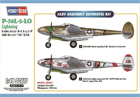 HOBBYBOSS 1/48  P-38L LIGHTNING