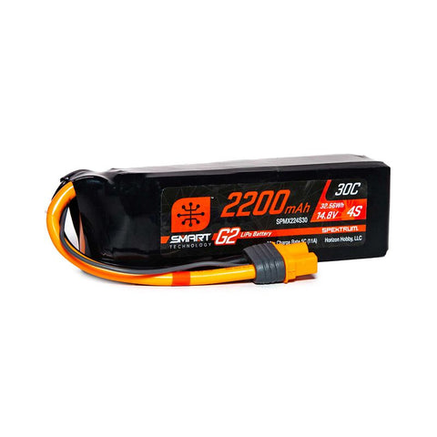 SPEKTRUM SMART-G2 LIPO 14.8V 4S 2200mah 30C W/ IC3