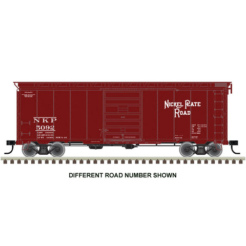 HO 40' POST WAR BOX CAR NKP 2