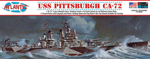 ATLANTIS 1/490 USS Pittsburgh CA-72 Heavy Cruiser