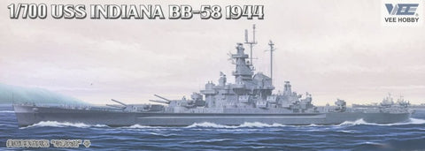 VEE HOBBY 1/700 USS Indiana BB58 Battleship 1944