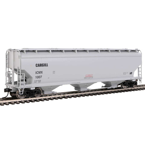 HO 60' NSC 5150 3-BAY COVERED HOPPER ICMX #1007