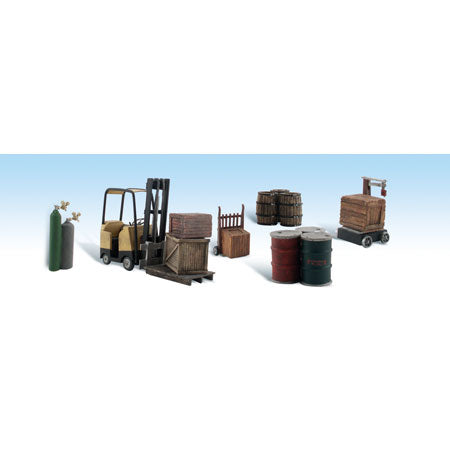 WOODLAND SCENICS HO Figures: Loading Dock Details