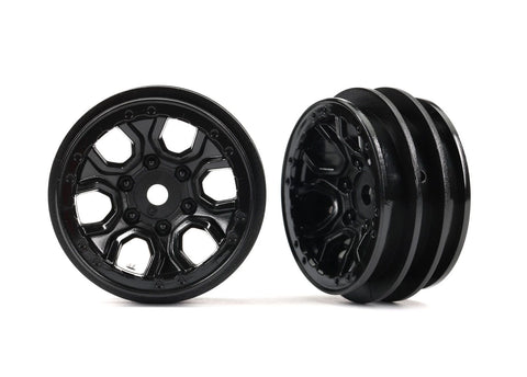 TRAXXAS TRX-4M Wheels, 1.0" (black) (2)