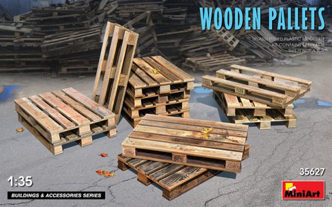 MINIART  1/35 Wooden Type Pallets (12)