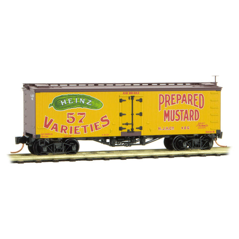 MICRO TRAINS Z Heinz Yellow Series Car #1 40' Wood Side Boxcar