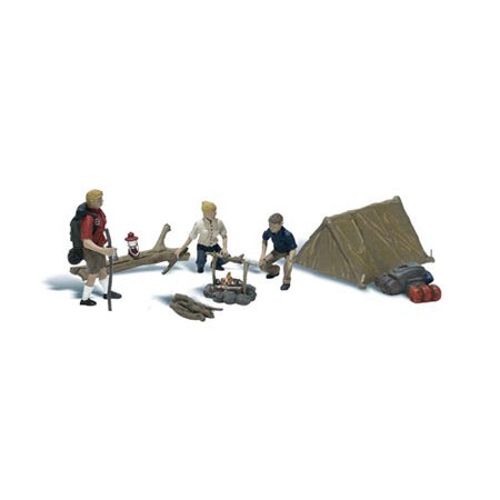 WOODLAND SCENICS HO Figures: Campers